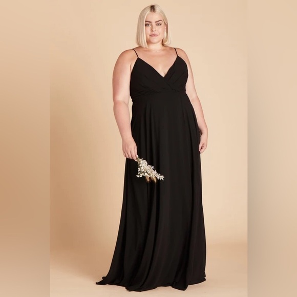 NWT Birdy Grey Kaia Dress in Chiffon Black - Picture 1 of 6
